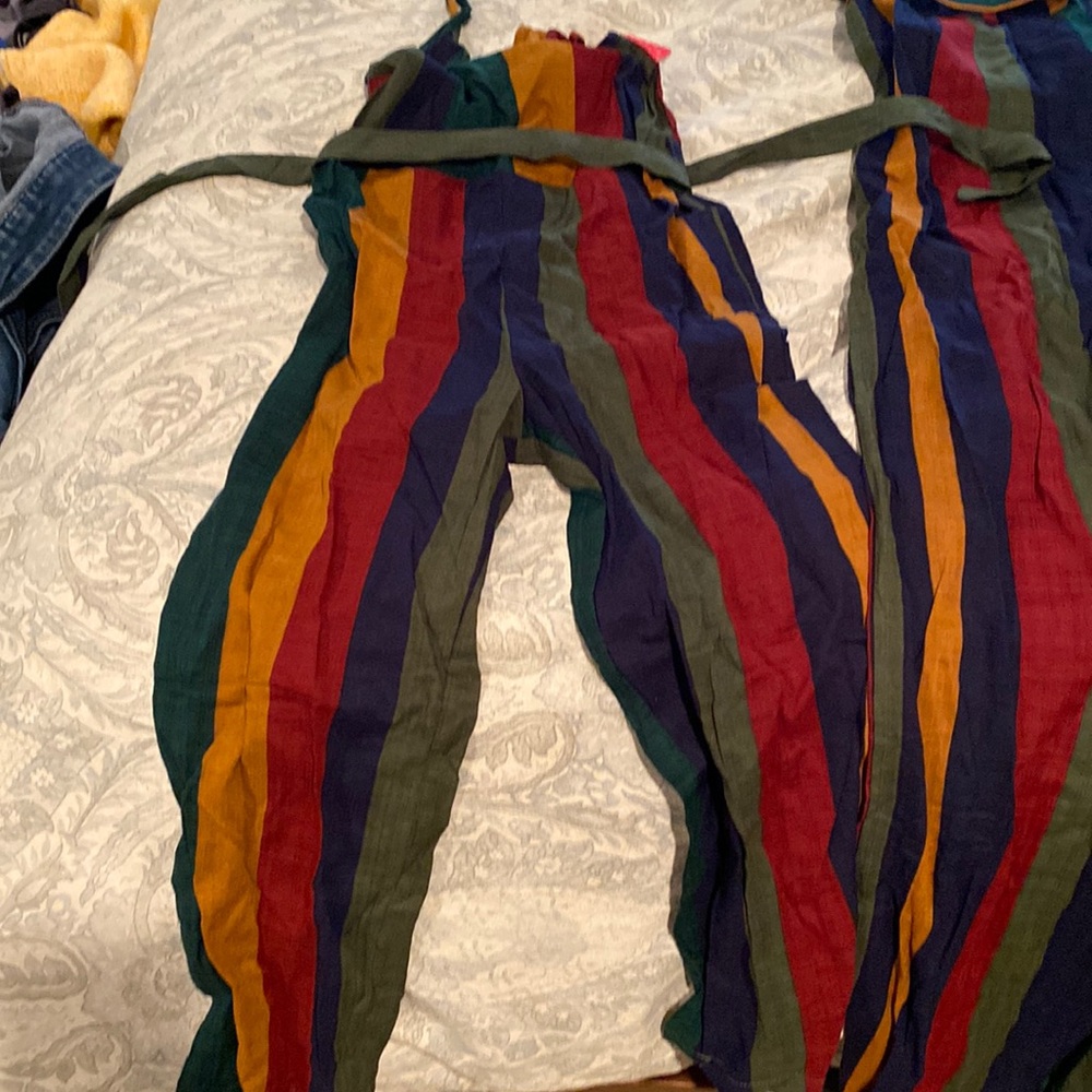 Linen rompers